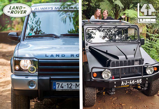 Para o seu passeio de jipe safari, temos duas das melhores marcas de todo-o-terreno disponíveis. Land Rover e UMM.