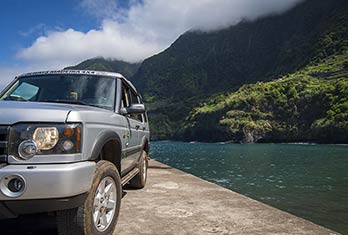View of the northen coast from the port of Porto Moniz