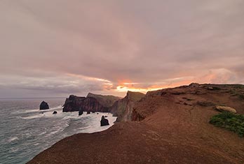 Rosto viewpoint in Ponta de São Lourenço looking east