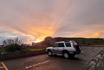 Sunrise at Rosto viewpoint, Ponta de São Lourenço