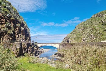 An old bridge at Calhau de São Jorge